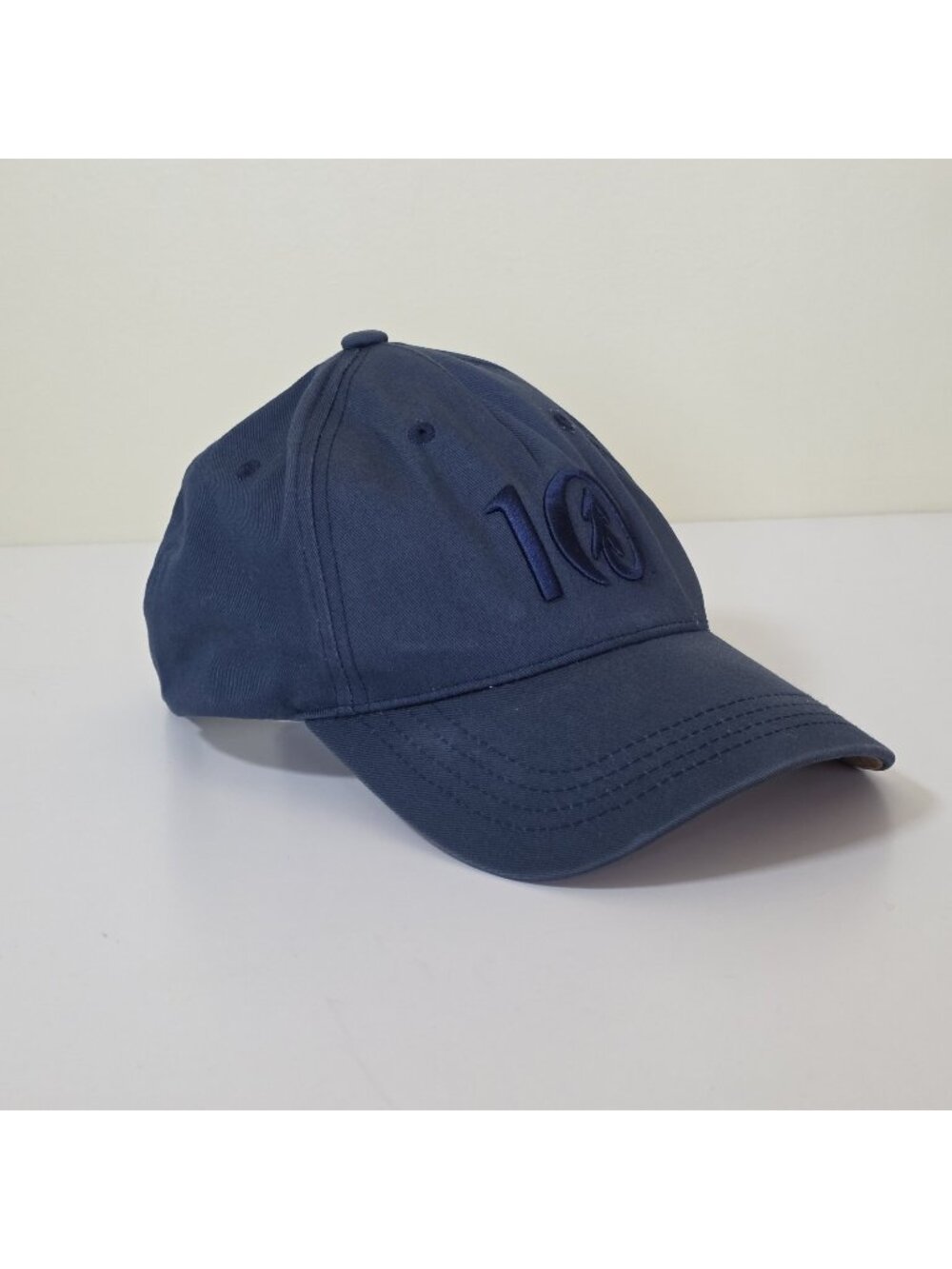 Tentree Cork Under Brim Snapback Hat Mens Unisex OS Blue Organic Cotton Gorpcore